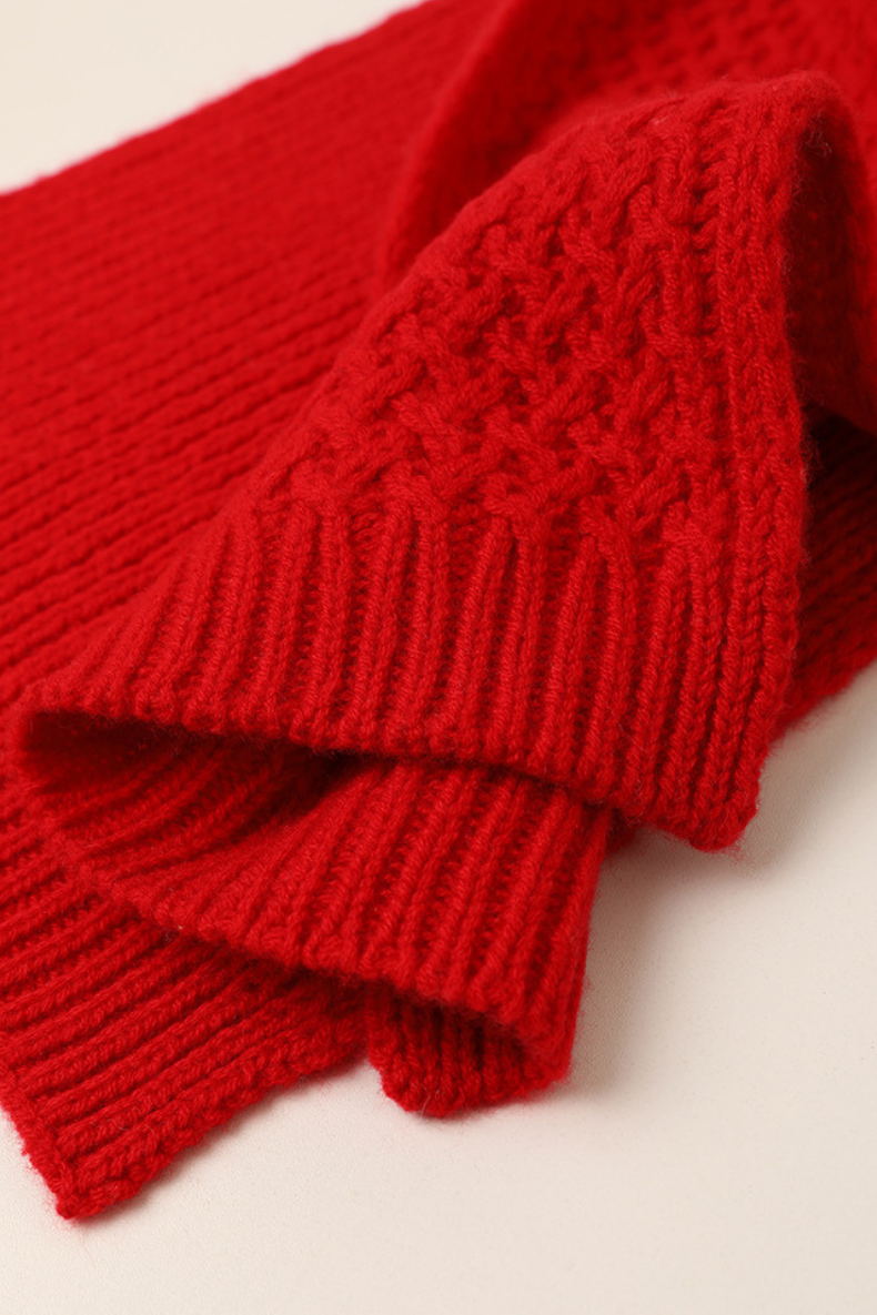 Luxurious Cashmere Wool Warm Cozy Women's Scarf