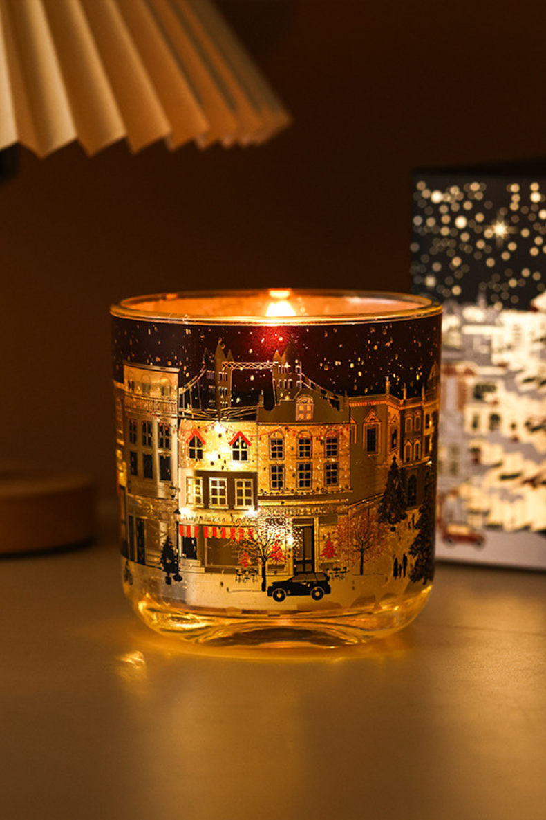 Christmas Magical Light-Activated LED Soy Candle