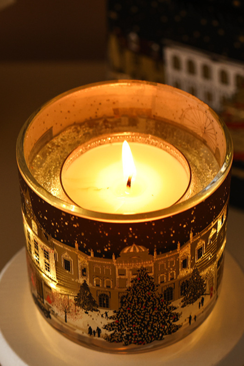 Christmas Magical Light-Activated LED Soy Candle