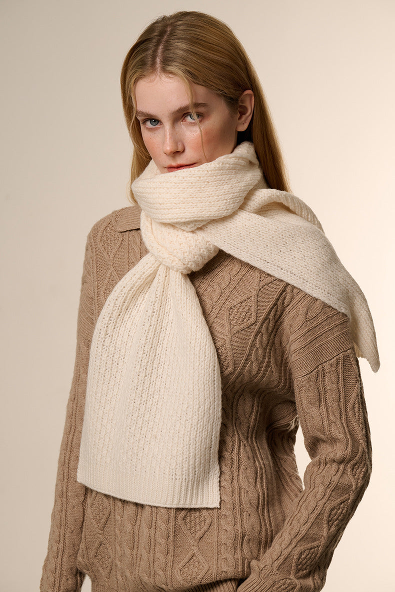 Luxurious Cashmere Wool Warm Cozy Women's Scarf