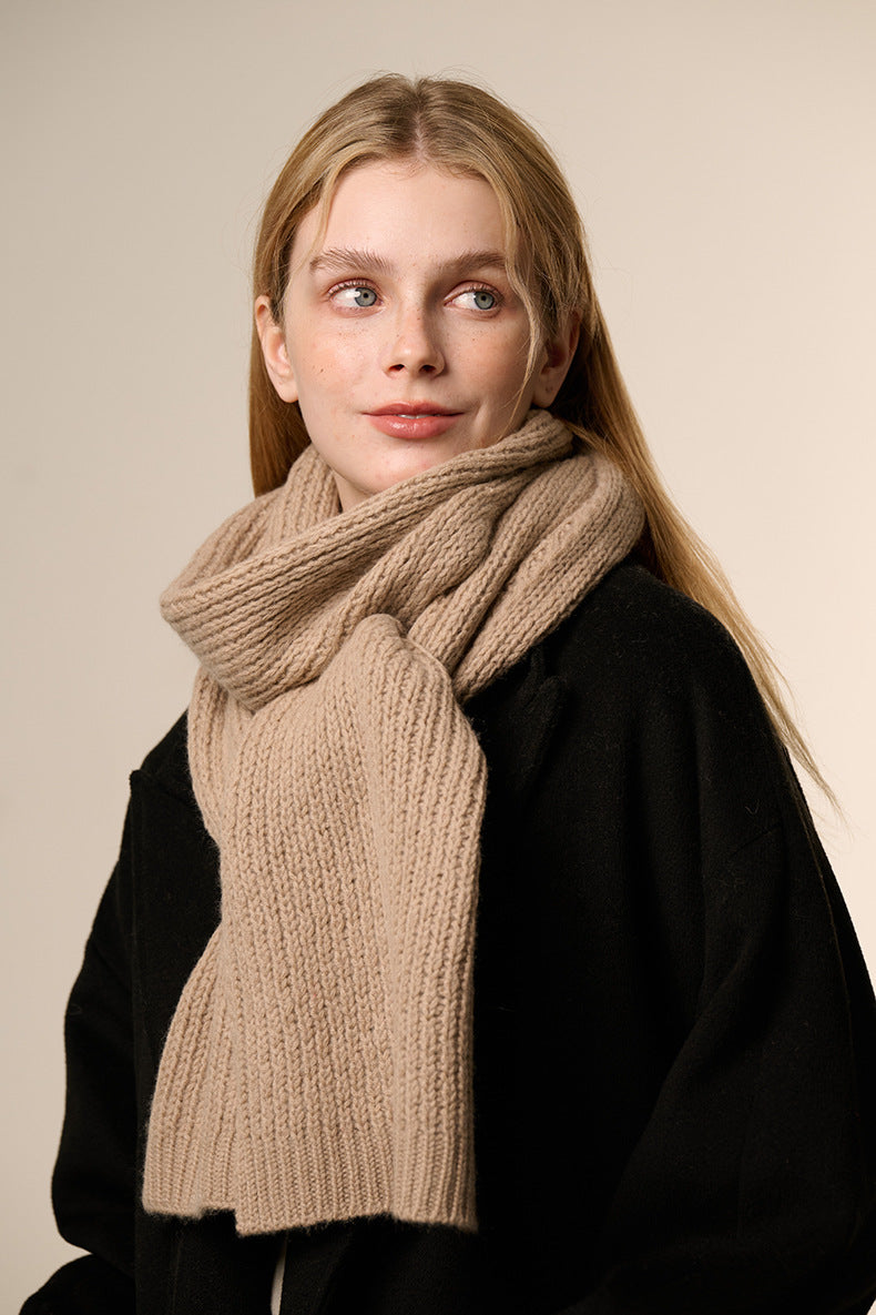 Luxurious Cashmere Wool Warm Cozy Women's Scarf